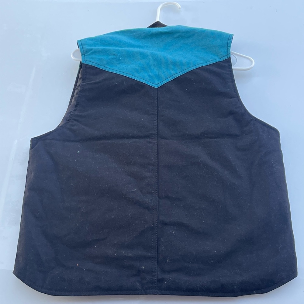 Carhartt teal and black vest